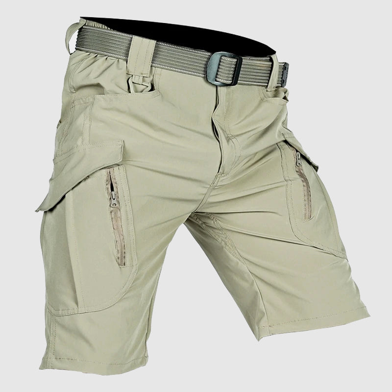 Pasquale | Short cargo tactique - Mélange de coton durable avec poches multiples - Image 1