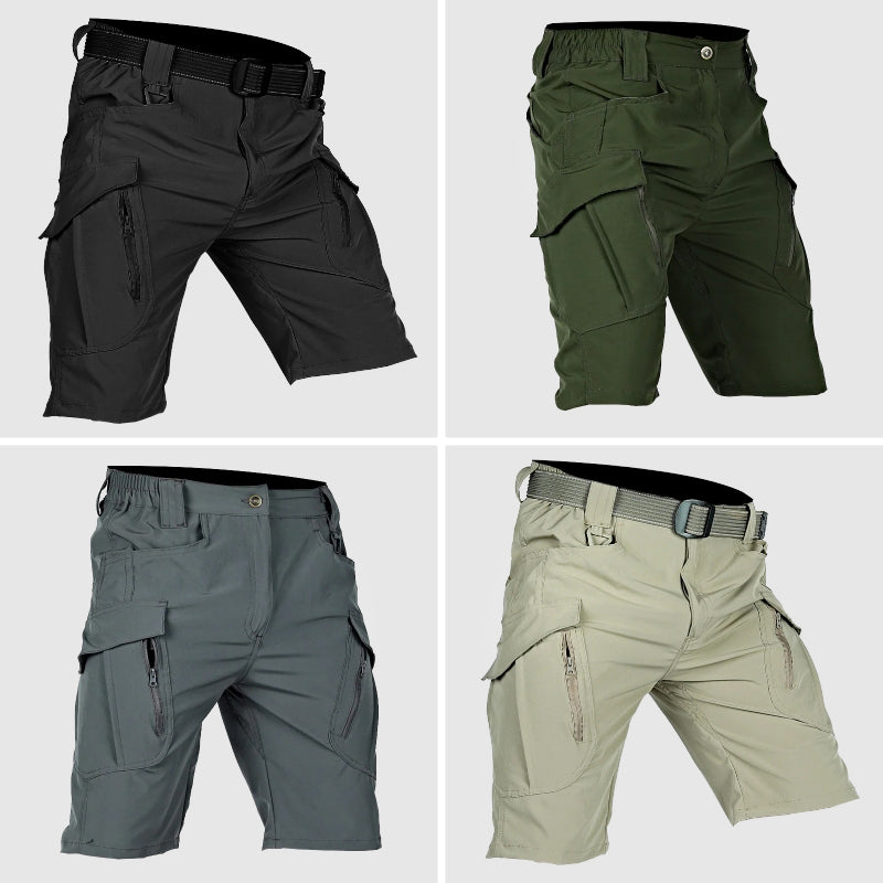 Pasquale | Short cargo tactique - Mélange de coton durable avec poches multiples - Image 5