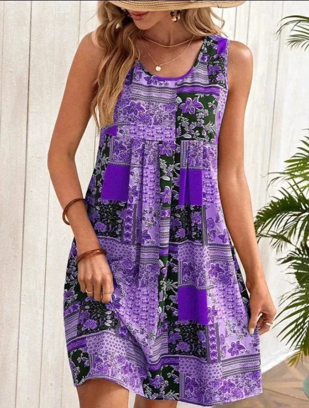 Naomi | Robe élégante à col en U avec couverture du ventre - Image 13