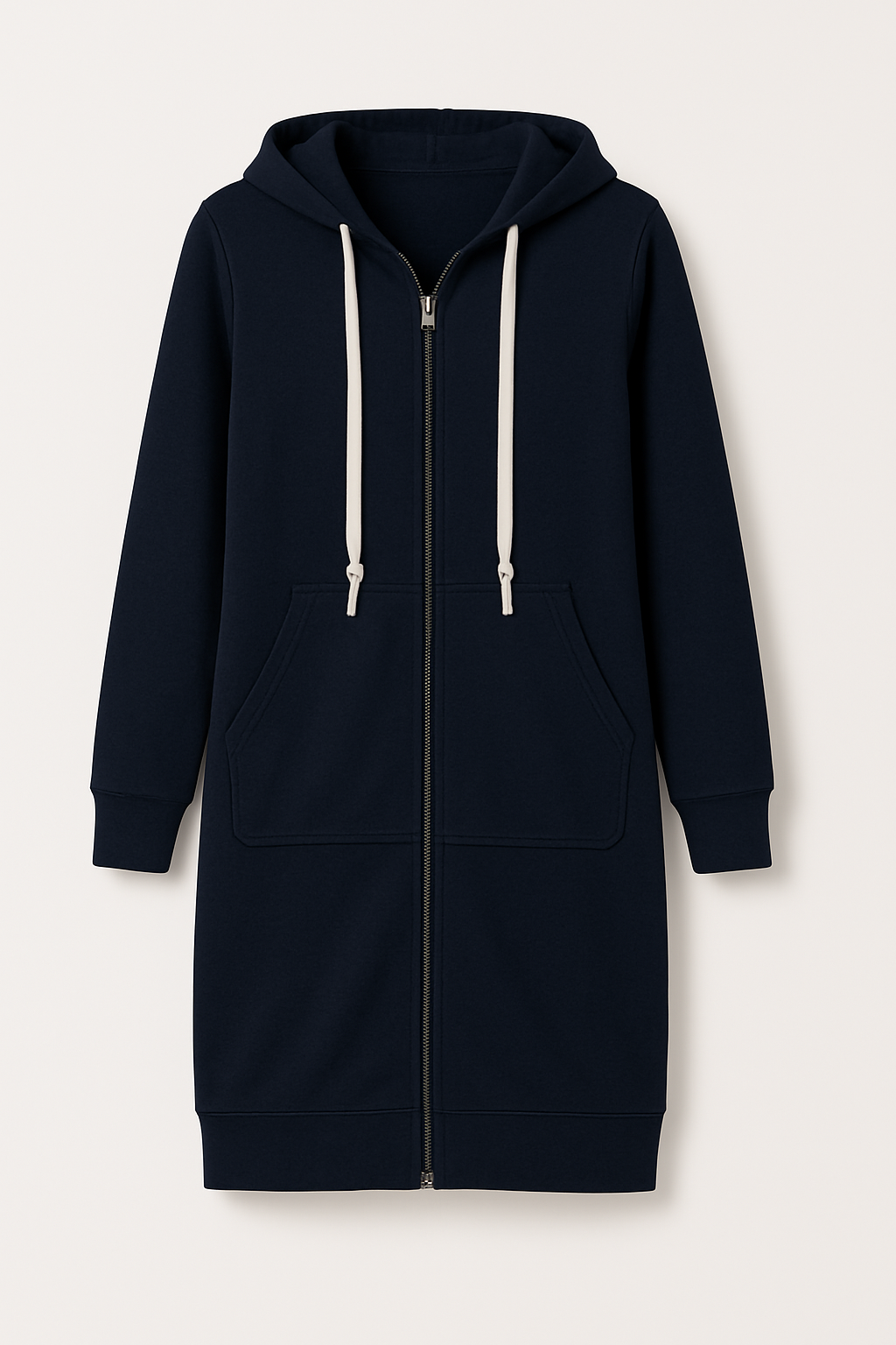Élodie | Veste à Capuche Longue Zippée Intégrale Femme - Image 5
