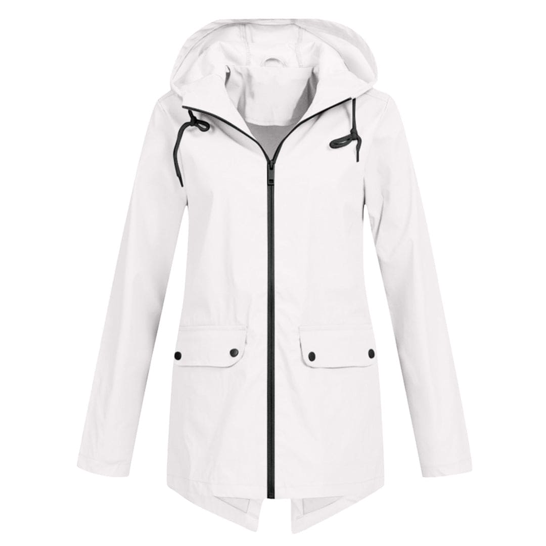 Diane | Veste de Pluie Longue à Capuche pour Femme - Image 10