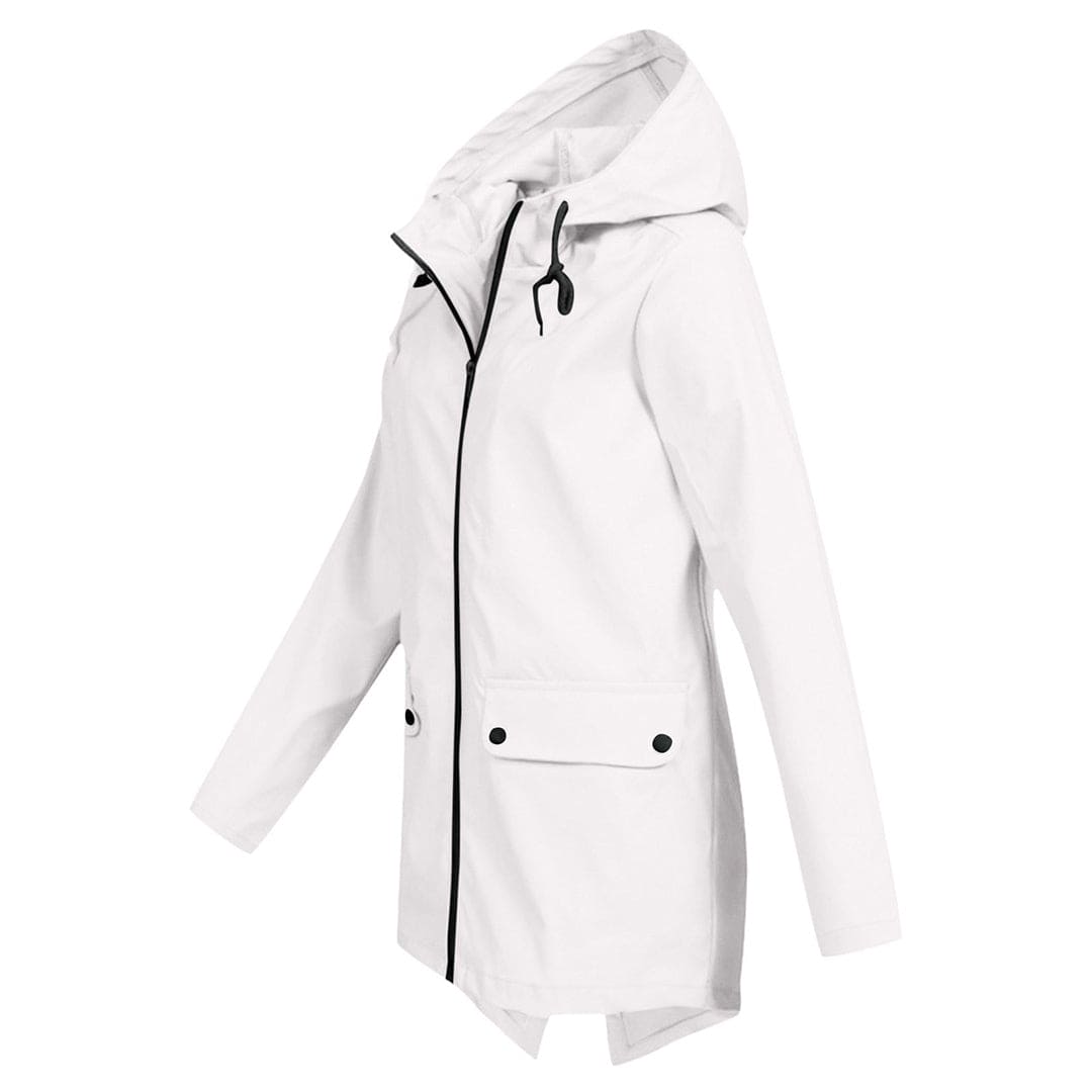 Diane | Veste de Pluie Longue à Capuche pour Femme - Image 3