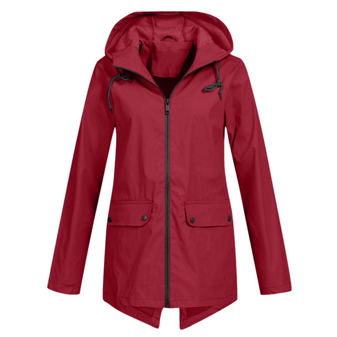 Diane | Veste de Pluie Longue à Capuche pour Femme - Image 9