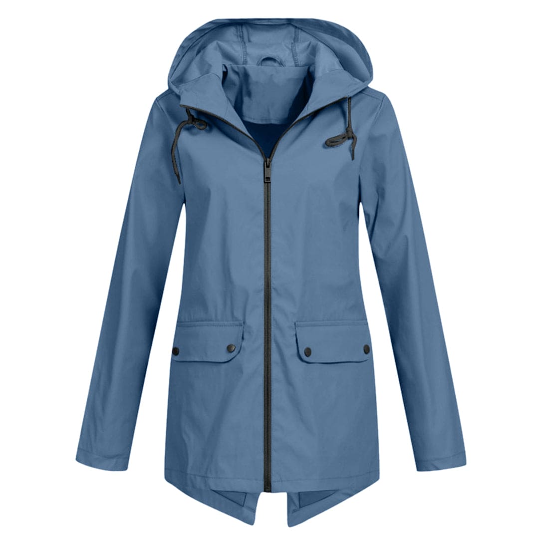 Diane | Veste de Pluie Longue à Capuche pour Femme - Image 12