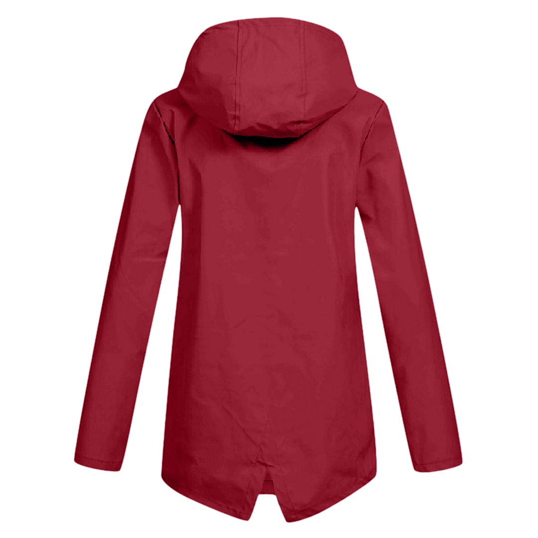 Diane | Veste de Pluie Longue à Capuche pour Femme - Image 2
