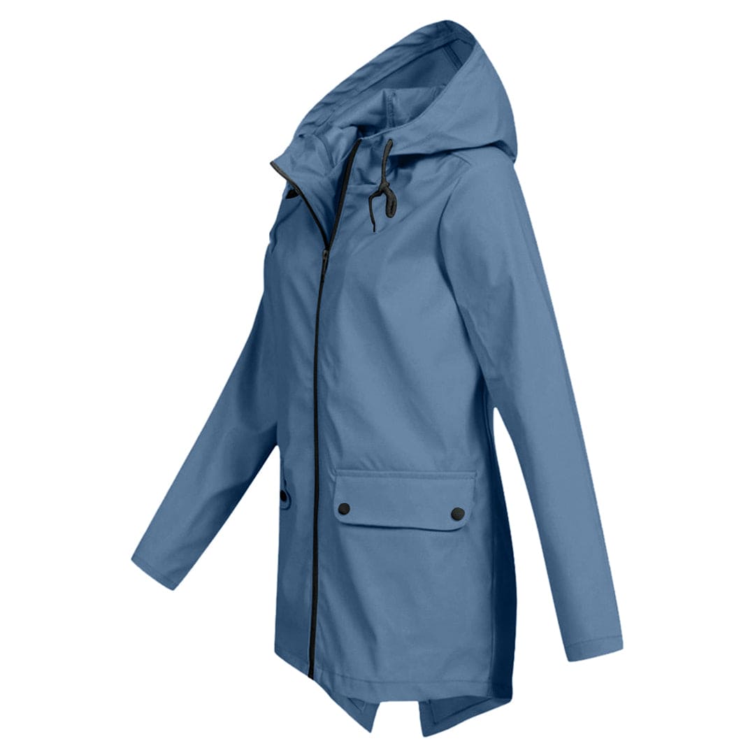 Diane | Veste de Pluie Longue à Capuche pour Femme - Image 7