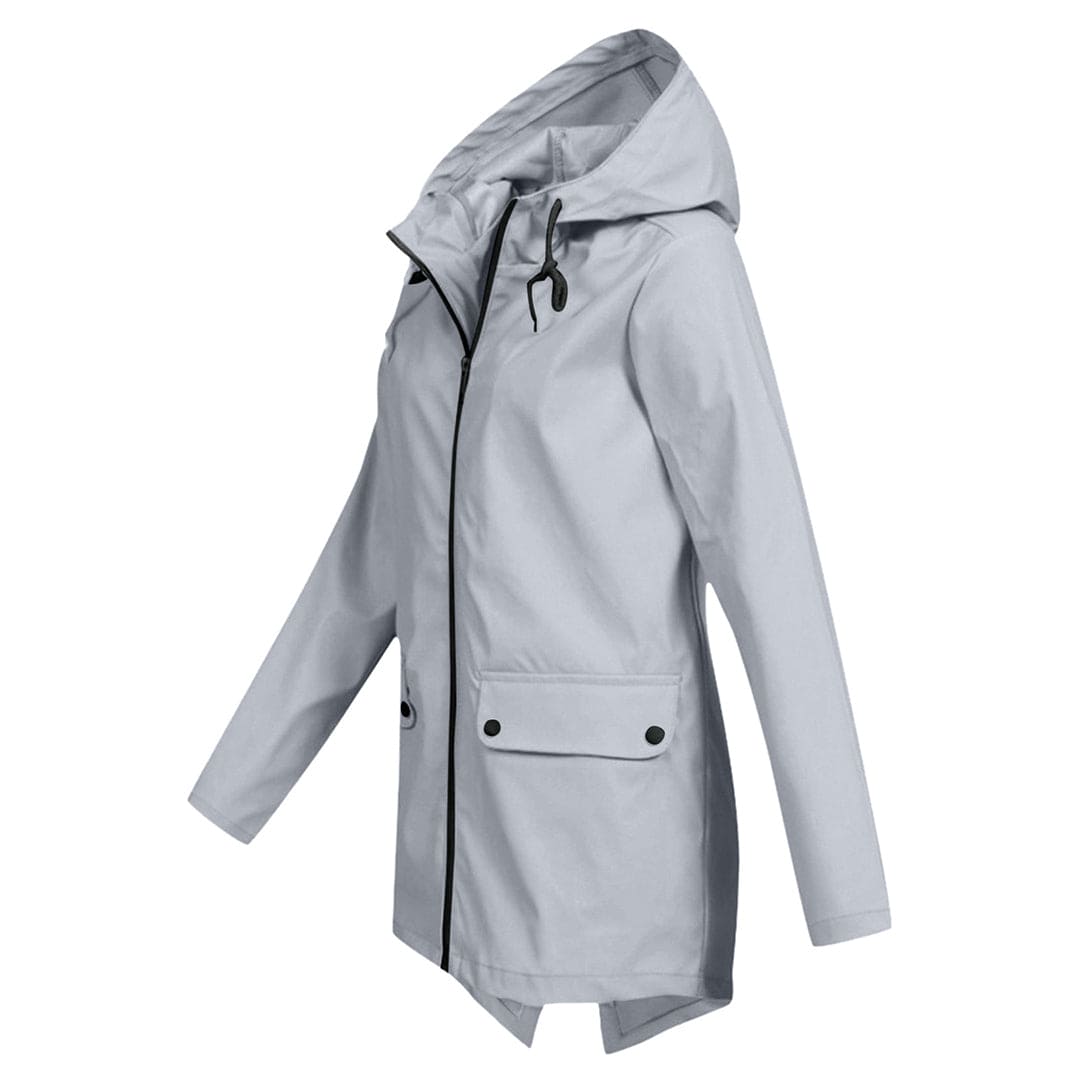 Diane | Veste de Pluie Longue à Capuche pour Femme - Image 5