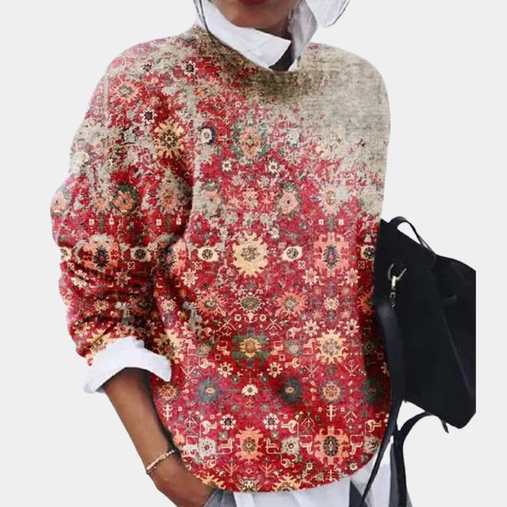 Louisa | Pull Femme Col Rond Imprimé - Image 4