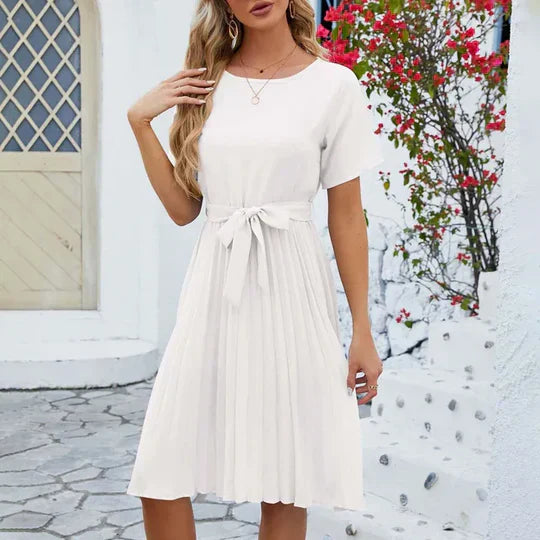Giselle | Robe midi élégante à fleurs pour femmes - Image 4