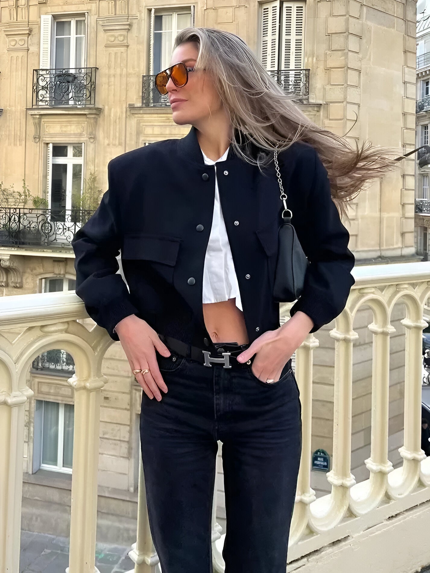 Isadora | Blouson Bomber Court Femme - Image 4