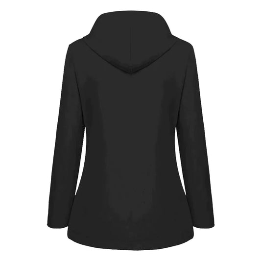 Zélie | Manteau décontracté trapèze à capuche pour femme - Image 1
