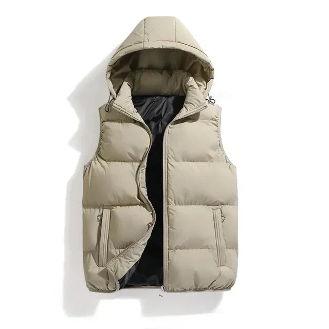 Julio | Veste sans manches à capuche matelassée pour homme - Image 9