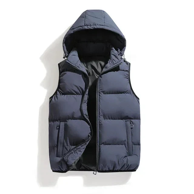 Julio | Veste sans manches à capuche matelassée pour homme - Image 8