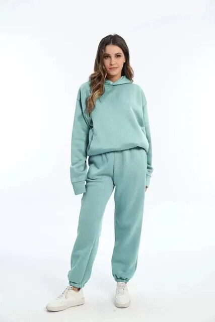 Norah | Ensemble de survêtement à capuche à manches longues pour femme - Image 4
