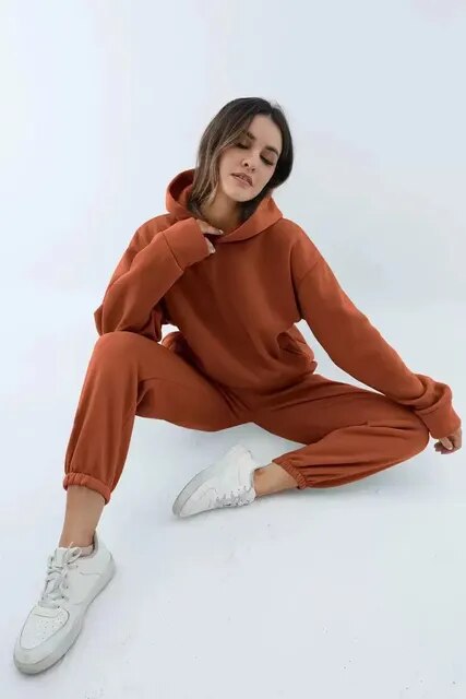 Norah | Ensemble de survêtement à capuche à manches longues pour femme - Image 8