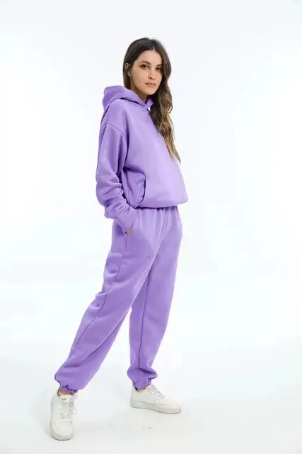 Norah | Ensemble de survêtement à capuche à manches longues pour femme - Image 5