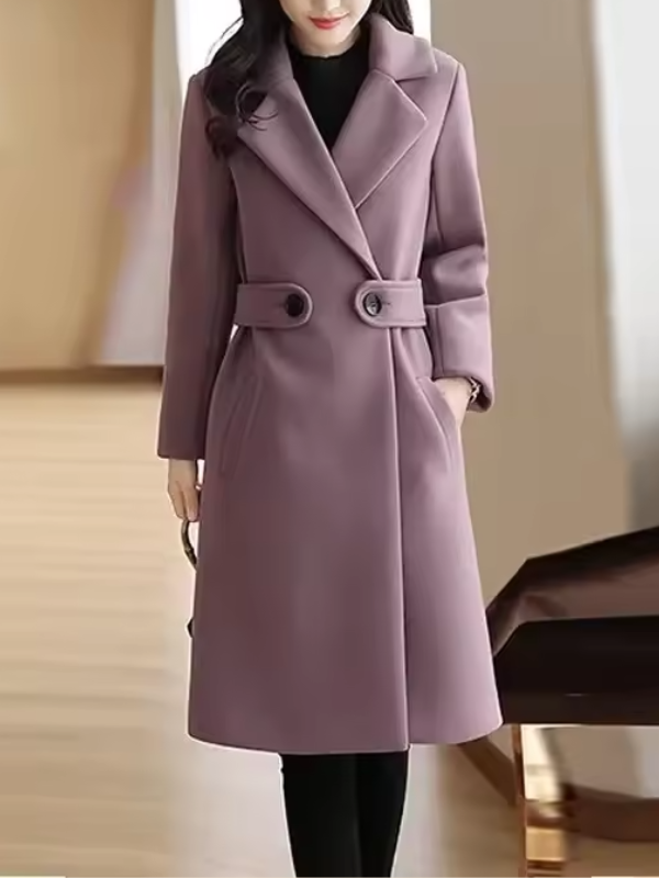 Maïa | Manteau Long Ceinturé Femme - Image 10