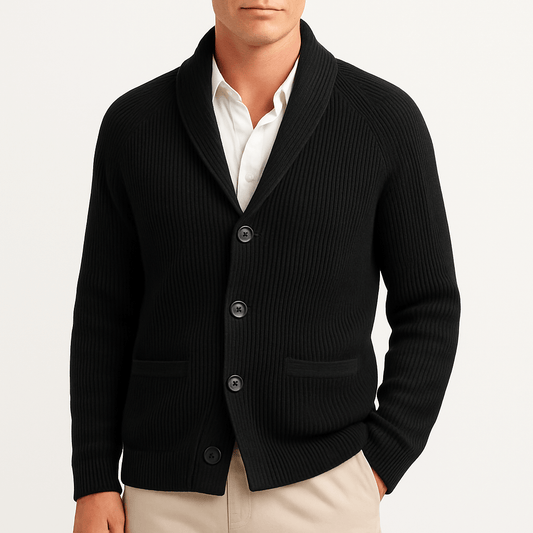 Aurel | Veste Cardigan Homme Col Châle - Image 2