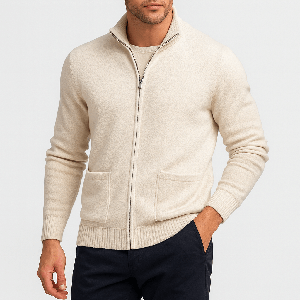 Isidore | Veste Pull Homme Entièrement Zippée - Image 3