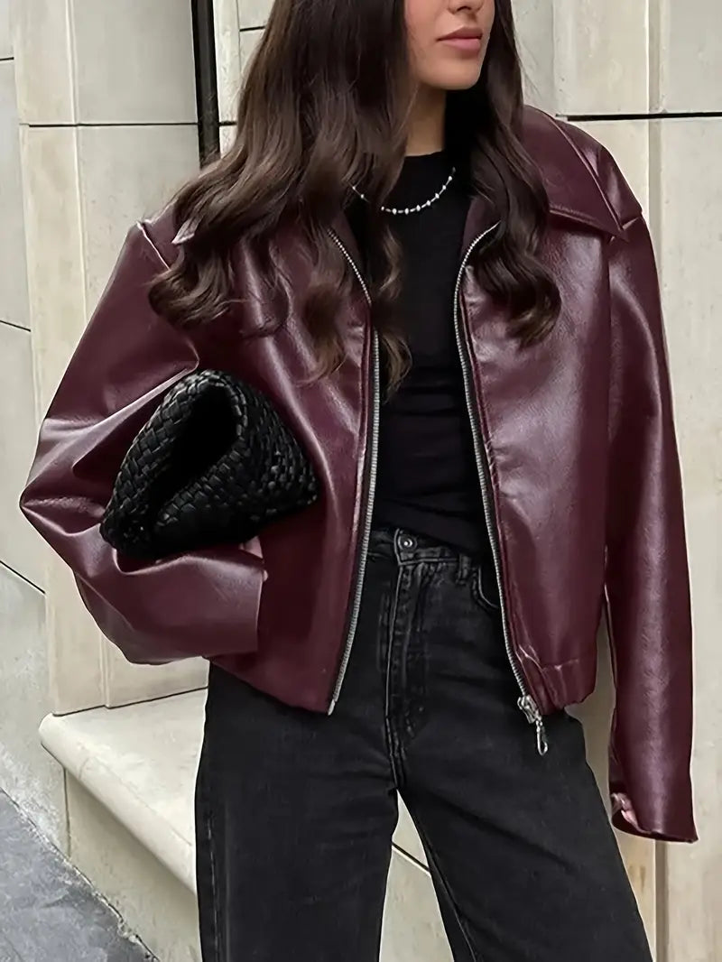 Mina | Veste Femme Zippée à Col - Image 1