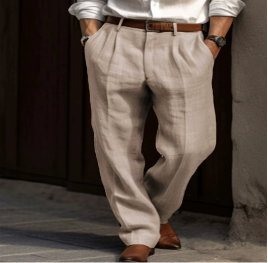 Lucien | Pantalon d'été confortable en lin pour hommes