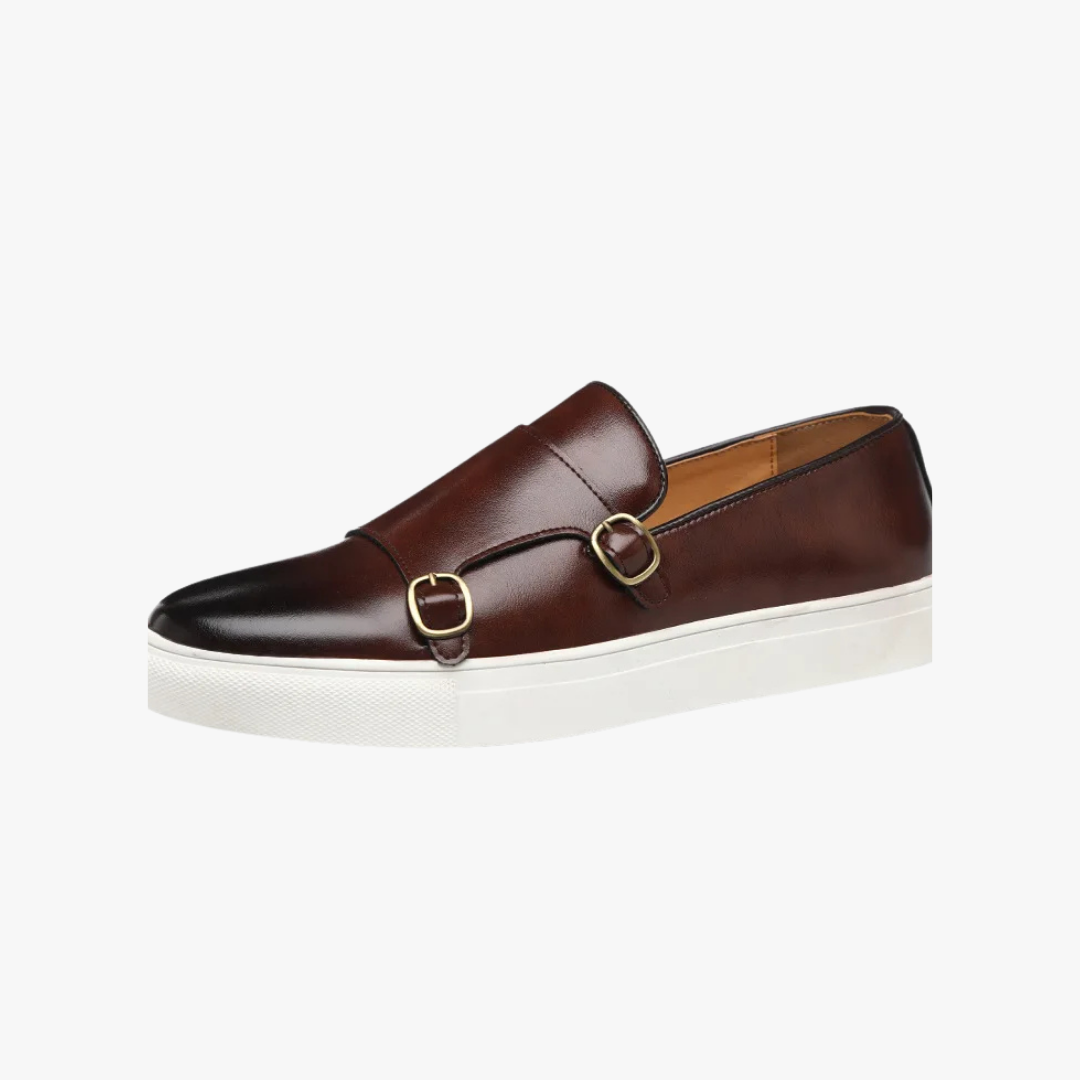 Joan | Mocassins à boucles en cuir de première qualité pour hommes - Image 1
