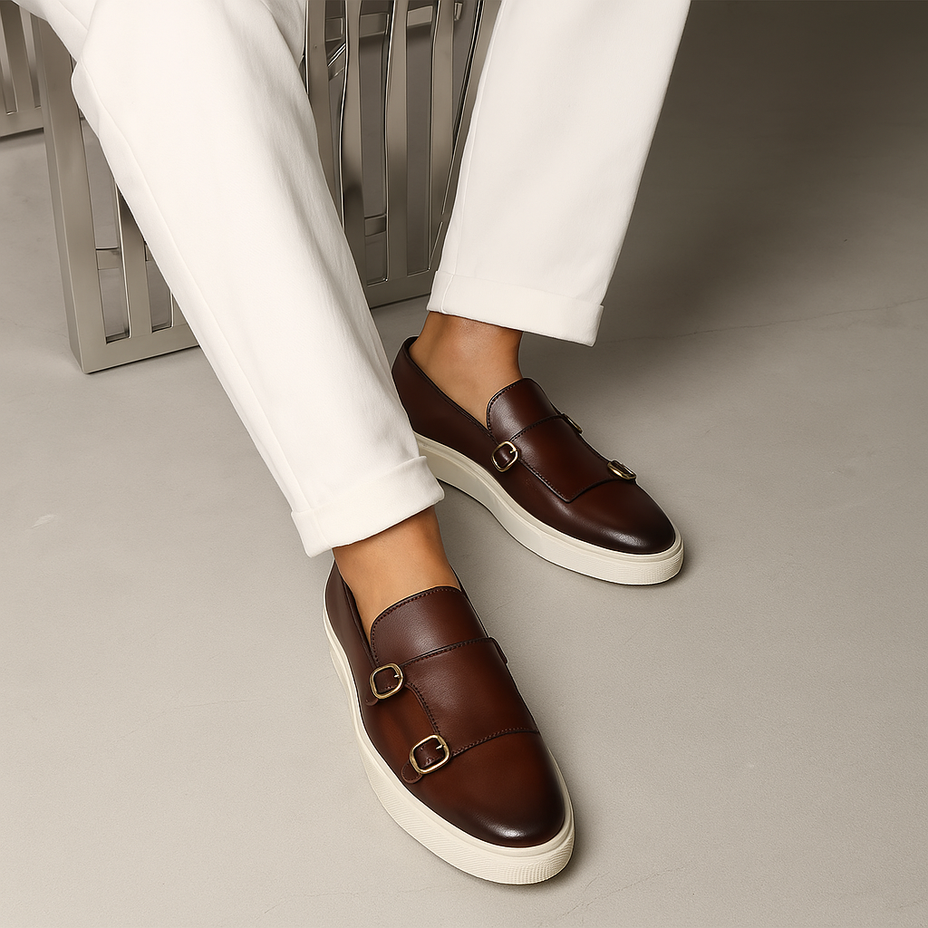 Joan | Mocassins à boucles en cuir de première qualité pour hommes - Image 3