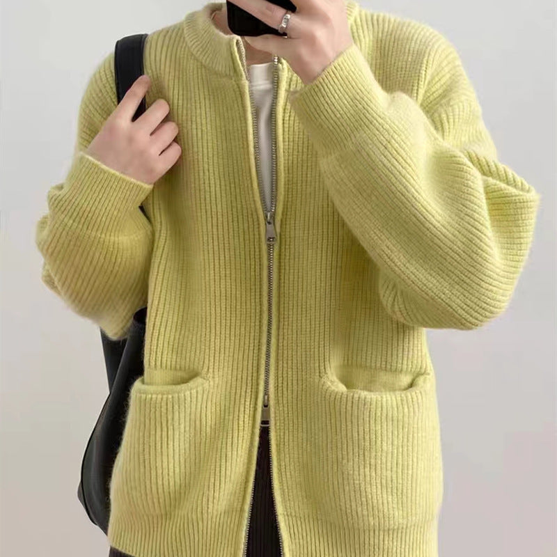 Kahina | Cardigan Oversize Zippé Femme - Image 4