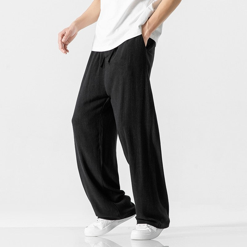 Boris | Pantalon décontracté en lin pour hommes - Pantalon ample et confortable - Image 4