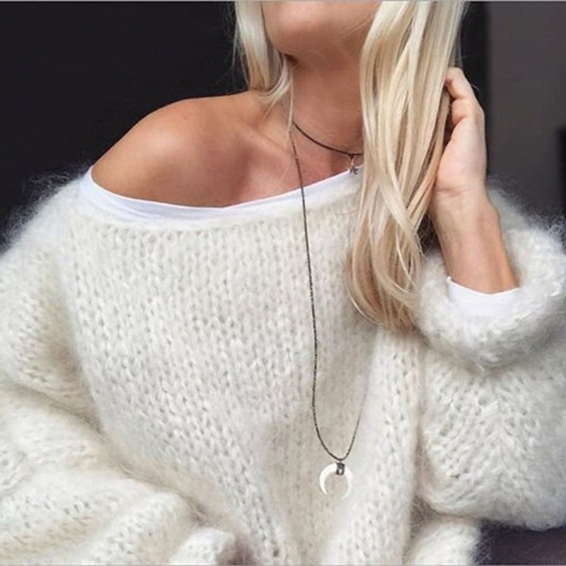 Léa | Pull ample à col rond pour femme - Image 6