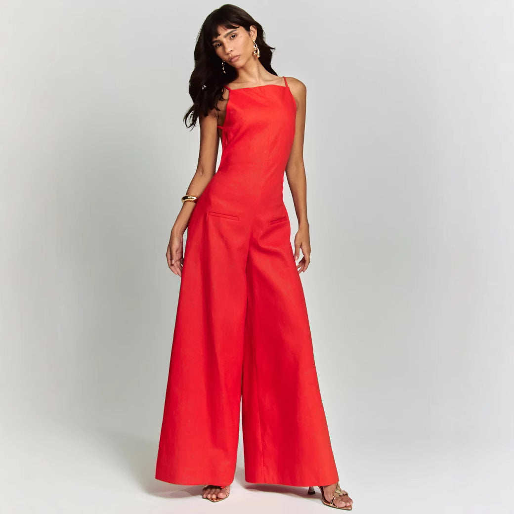 Noëlle | Combinaison pour femmes - Sans manches élégantes et jambes larges pour plus de confort - Image 3