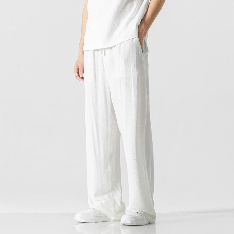 Boris | Pantalon décontracté en lin pour hommes - Pantalon ample et confortable - Image 3