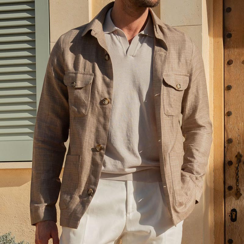 Chris | Veste de style décontracté à poches pour un confort quotidien - Image 1