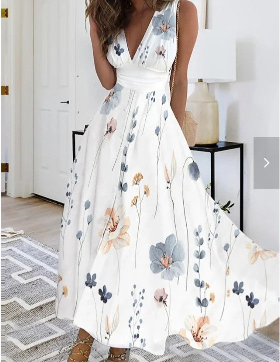 Livia | Robe longue de rêve florale pour une élégance sans faille - Image 4