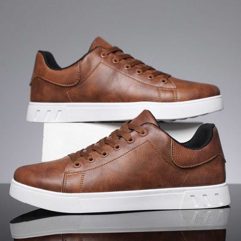 Laurens | Baskets élégantes en cuir végétal pour hommes - Image 2