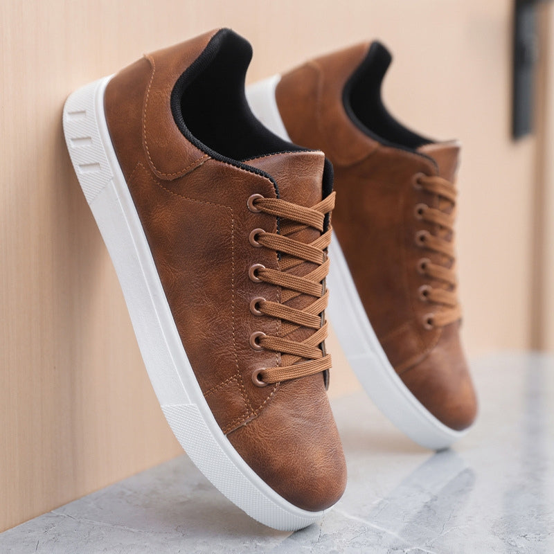 Laurens | Baskets élégantes en cuir végétal pour hommes - Image 4