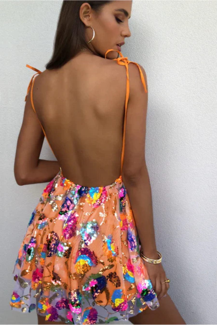 Delphine | Mini robe tropicale glamour - Image 4