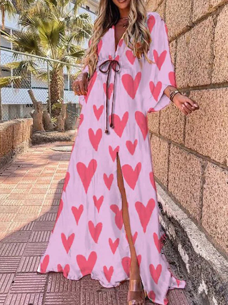 Laïla | Robe longue colorée pour l'été - Image 5