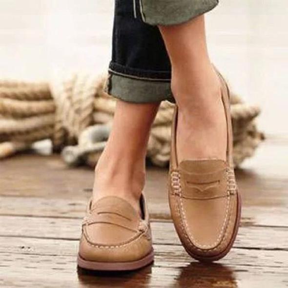 Aude | Mocassins élégants en cuir végétal pour femmes - Image 3