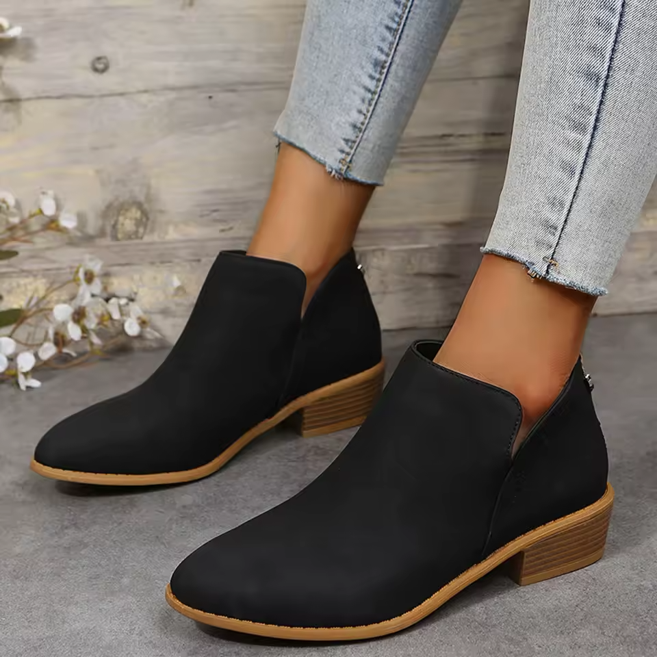 Aurore | Bottines Femme à Talon Bloc et Bout Pointu - Image 8