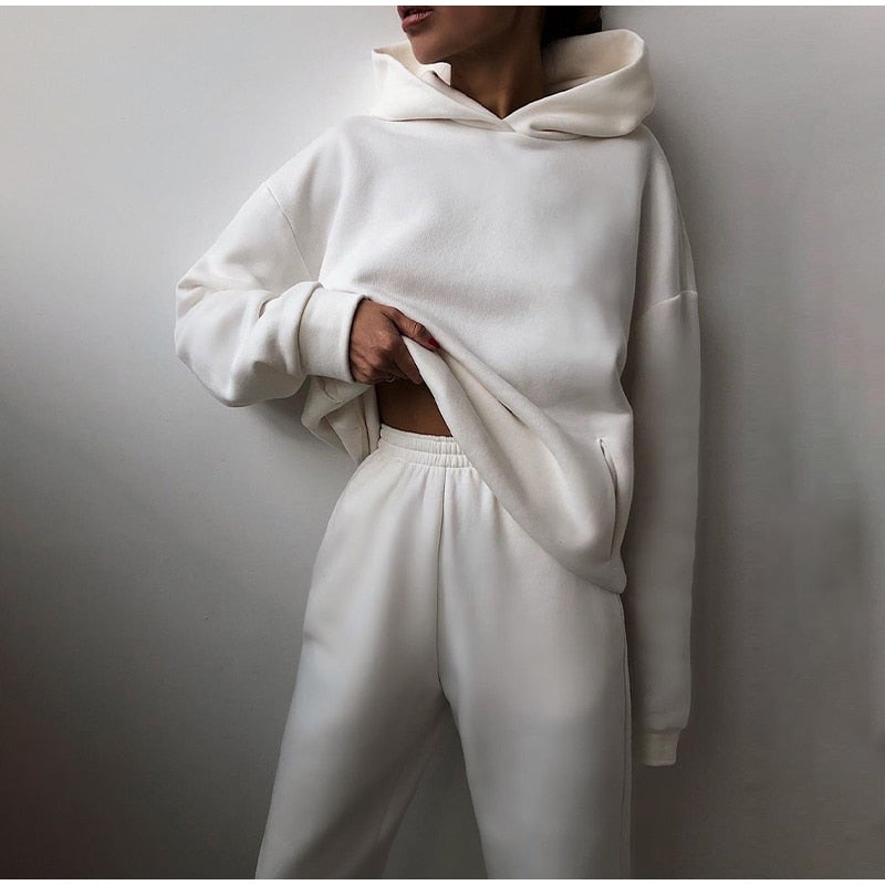 Mirella | Ensemble de survêtement pour femme avec sweat à capuche oversize - Image 13