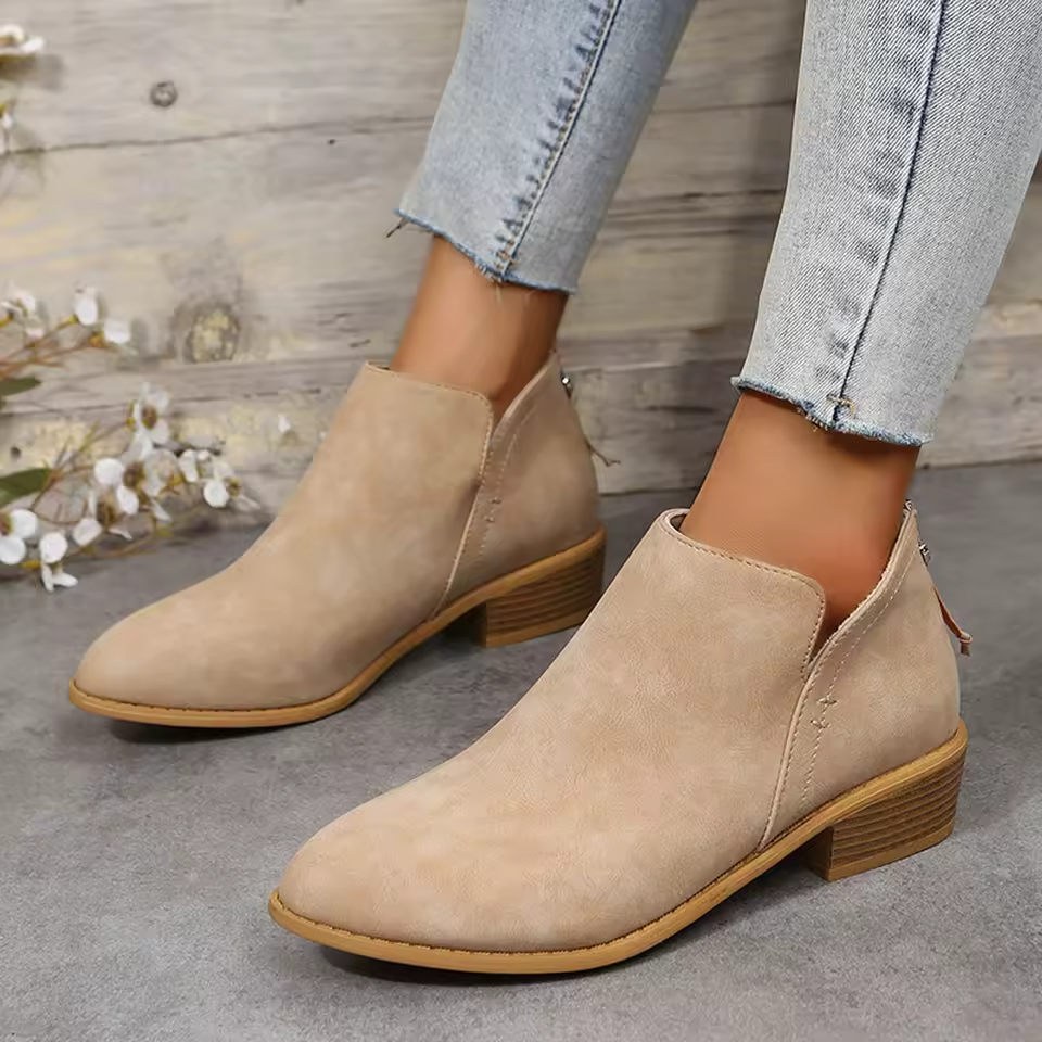 Aurore | Bottines Femme à Talon Bloc et Bout Pointu - Image 11