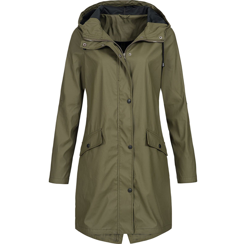 Fiona | Imperméable Long Femme à Capuche - Image 6