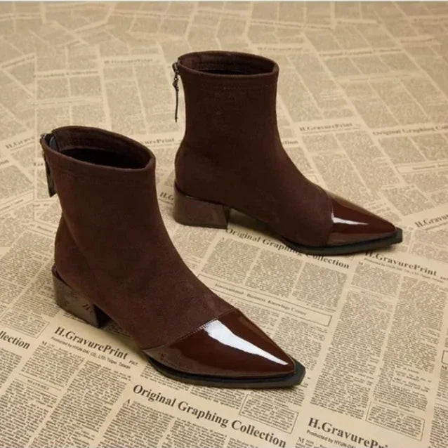 Judith | Bottines à Talon Bloc et Bout Pointu pour Femme - Image 3