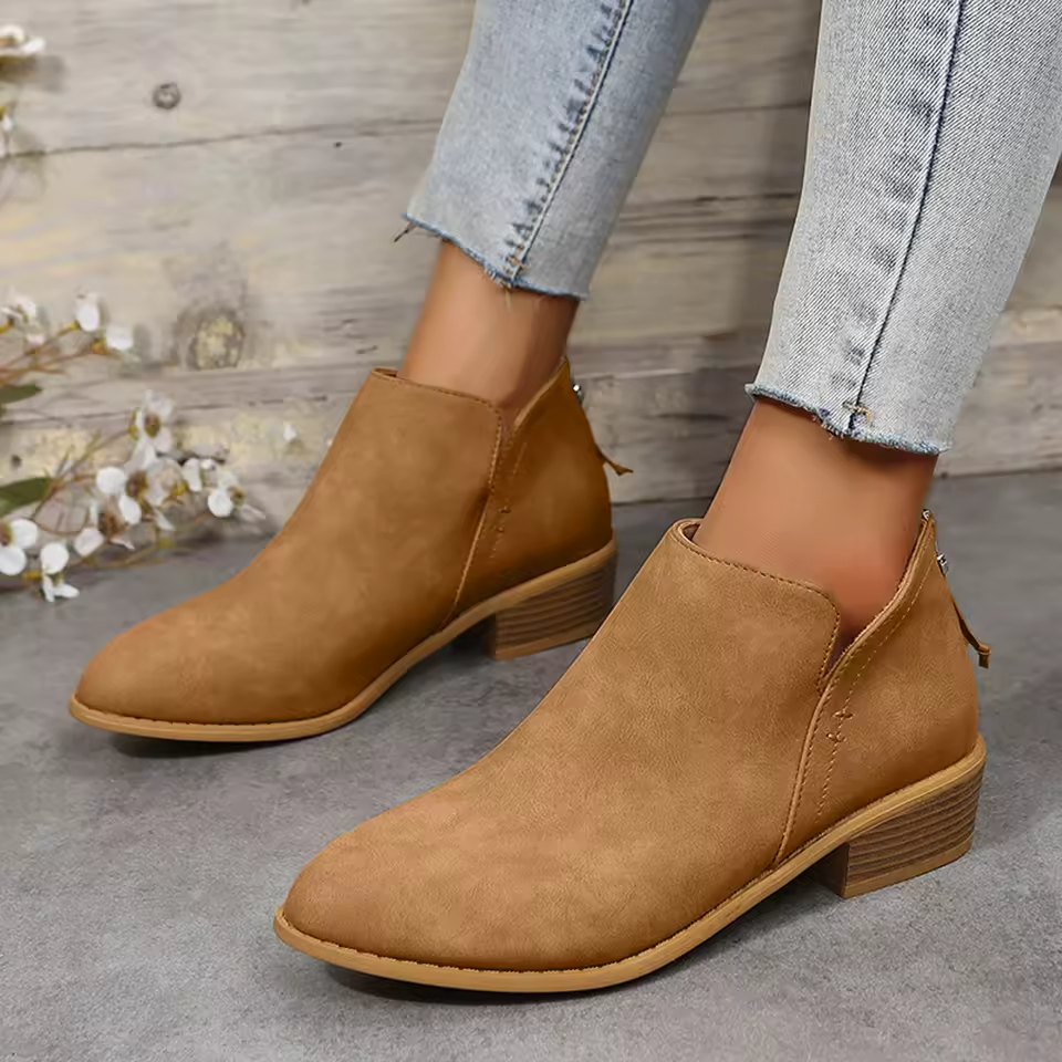 Aurore | Bottines Femme à Talon Bloc et Bout Pointu - Image 13