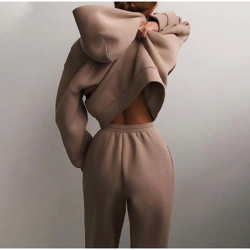 Mirella | Ensemble de survêtement pour femme avec sweat à capuche oversize - Image 5