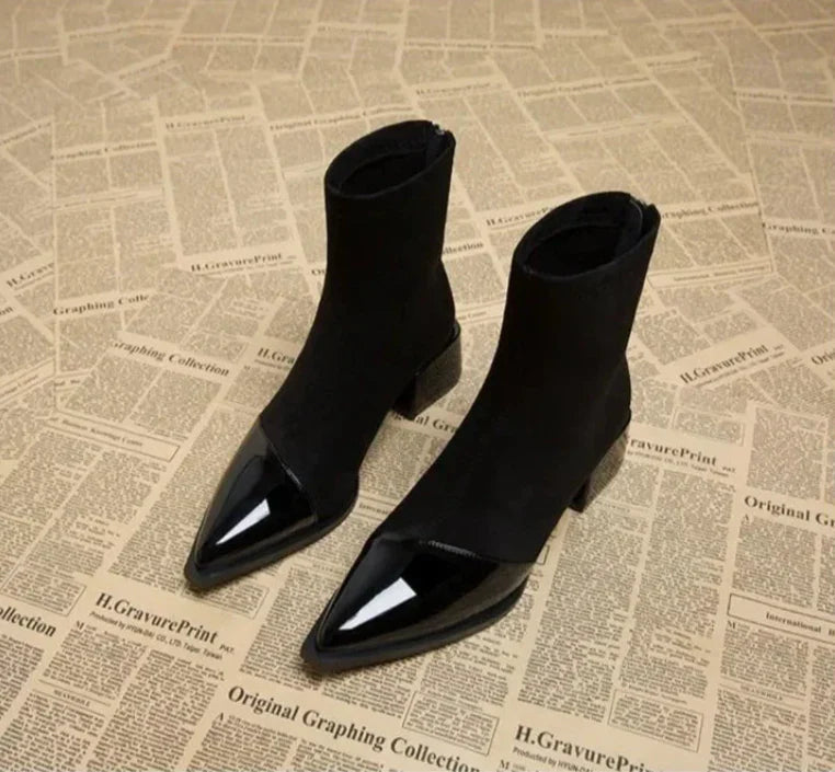 Judith | Bottines à Talon Bloc et Bout Pointu pour Femme - Image 4
