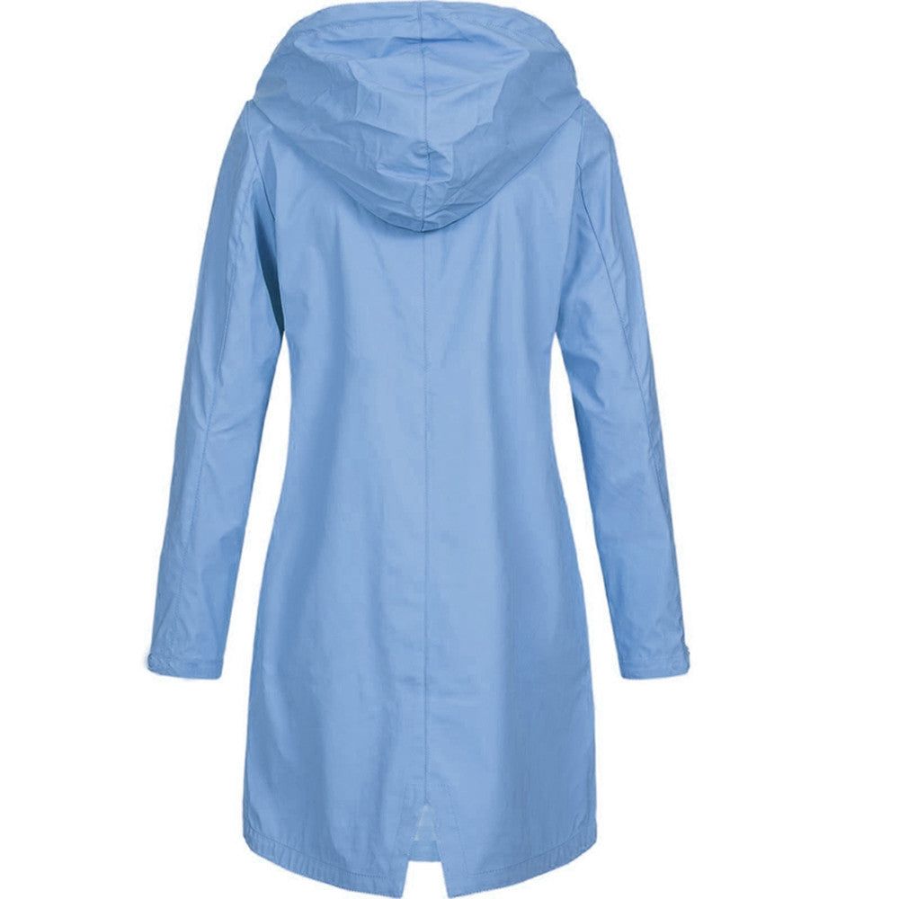 Fiona | Imperméable Long Femme à Capuche - Image 4