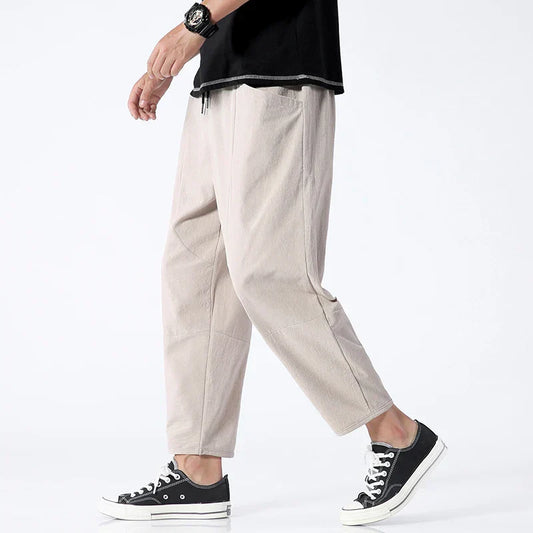 Xav | Pantalon court confortable en lin Kyoto - Image 3