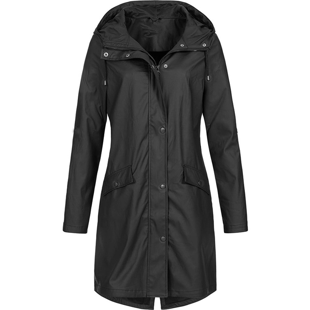 Fiona | Imperméable Long Femme à Capuche - Image 9